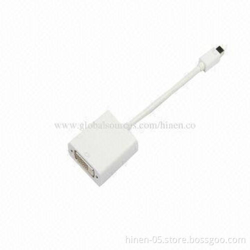 Mini DisplayPort to DVI Adapter, Supports DVI Highest Video Resolution 1080p